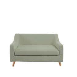 Couch Sofa Seat Covers Stretch Protectors Slipcovers 2 Seater Khaki