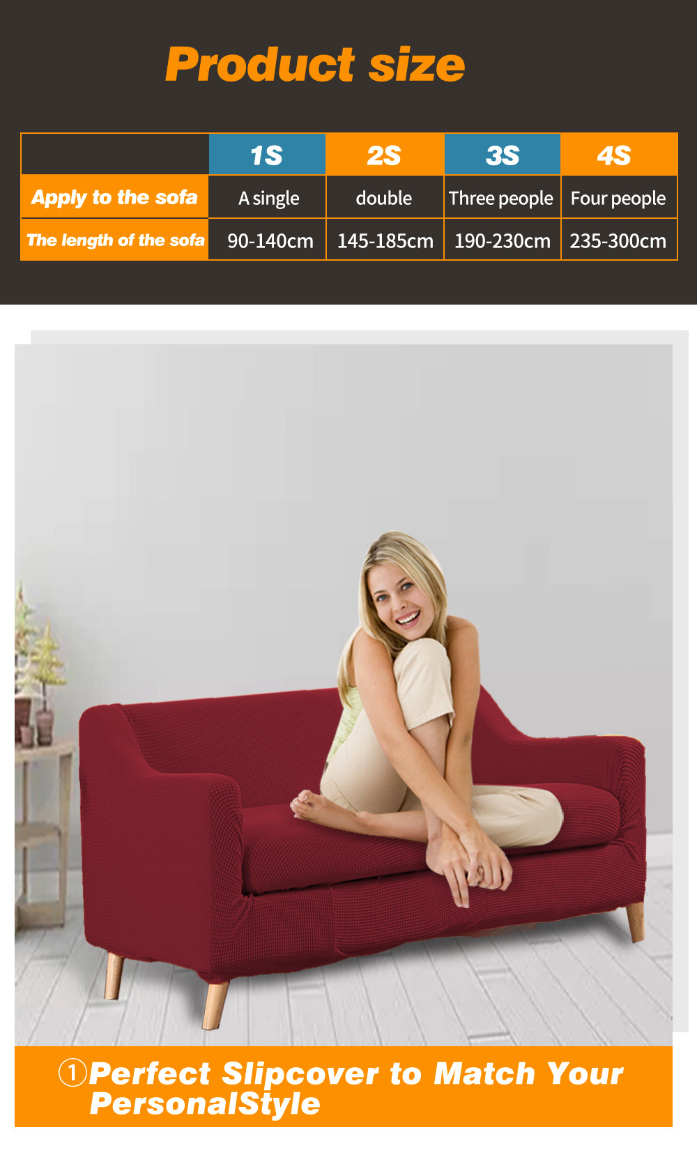 Couch Sofa Seat Covers Stretch Protectors Slipcovers 2 Seater Wine