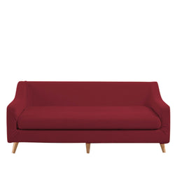 Couch Sofa Seat Covers Stretch Protectors Slipcovers 3 Seater Wine