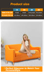 Couch Stretch Sofa Lounge Cover Protector Slipcover 2 Seater Orange