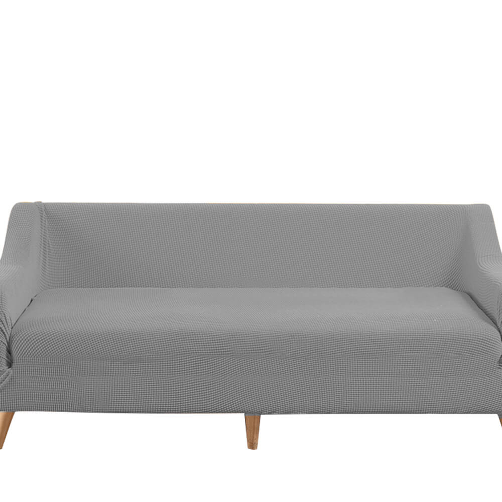 Couch Stretch Sofa Lounge Cover Protector Slipcover 4 Seater Grey
