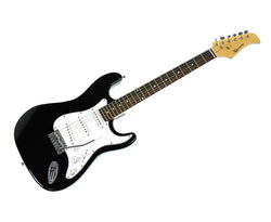Karrera 39in Electric Guitar - Black