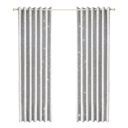 Star Blockout Blackout Curtains 3 Layers Eyelet Pure Fabric Room Darkening