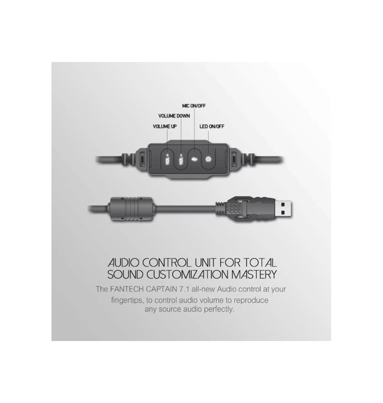 USB Gaming Headphone Headset