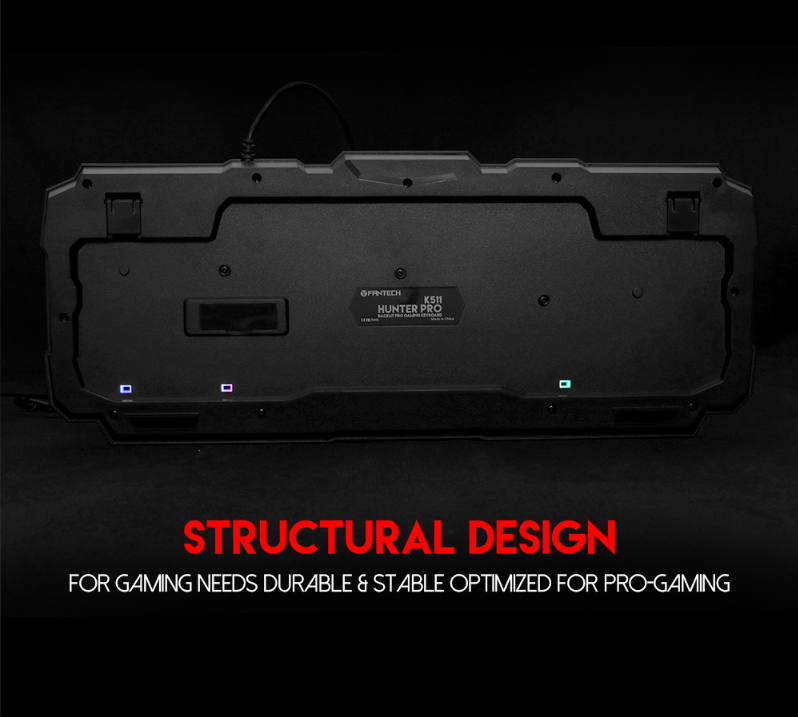 K511 Hunter Pro 104 Keys Gaming Keyboard