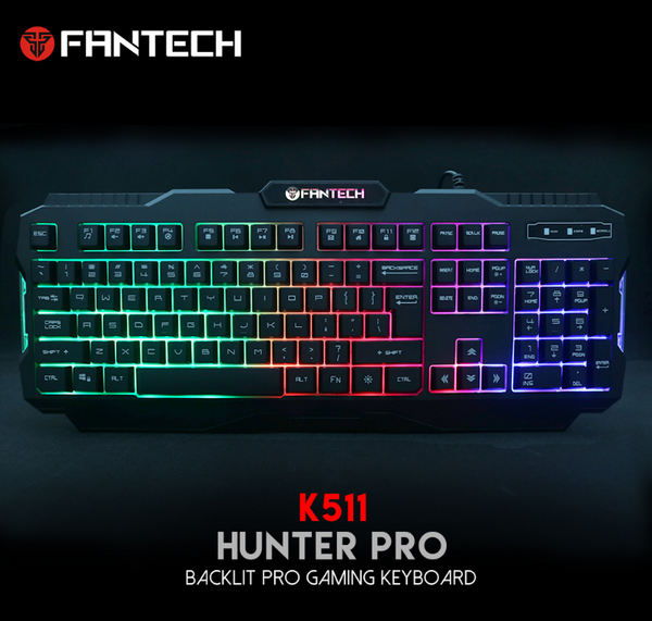  K511 Hunter Pro 104 Keys Gaming Keyboard
