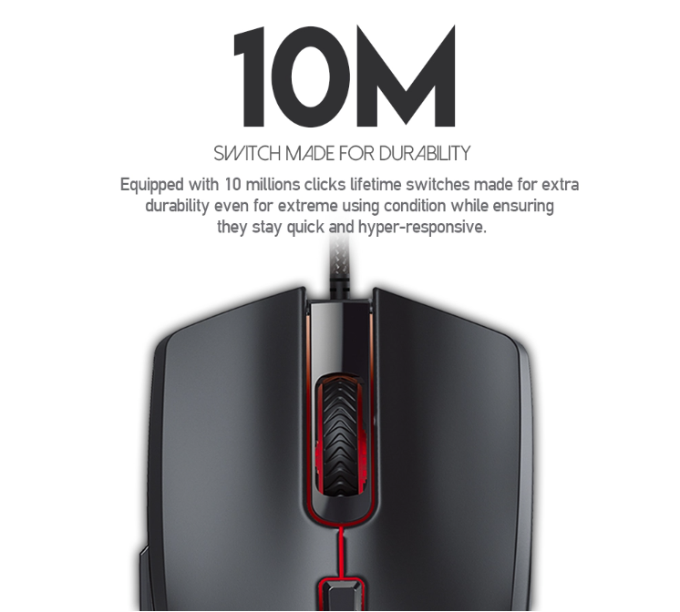 FANTECH VX7 CRYPTO wired macro gaming mouse 
