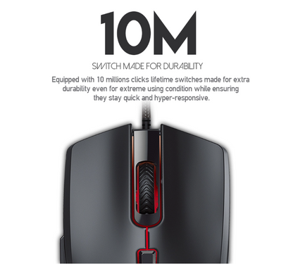 FANTECH VX7 CRYPTO wired macro gaming mouse 
