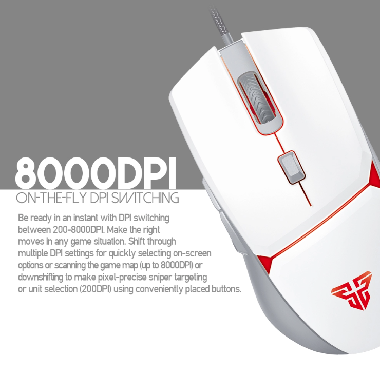 FANTECH VX7 CRYPTO wired macro gaming mouse 

