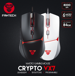 FANTECH VX7 CRYPTO wired macro gaming mouse 
