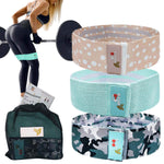Set of 3 Non-Slip Booty Bands for Hip Circle Workout