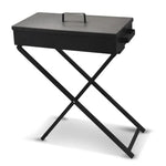 Foldable charcoal bbq grill - adjustable height