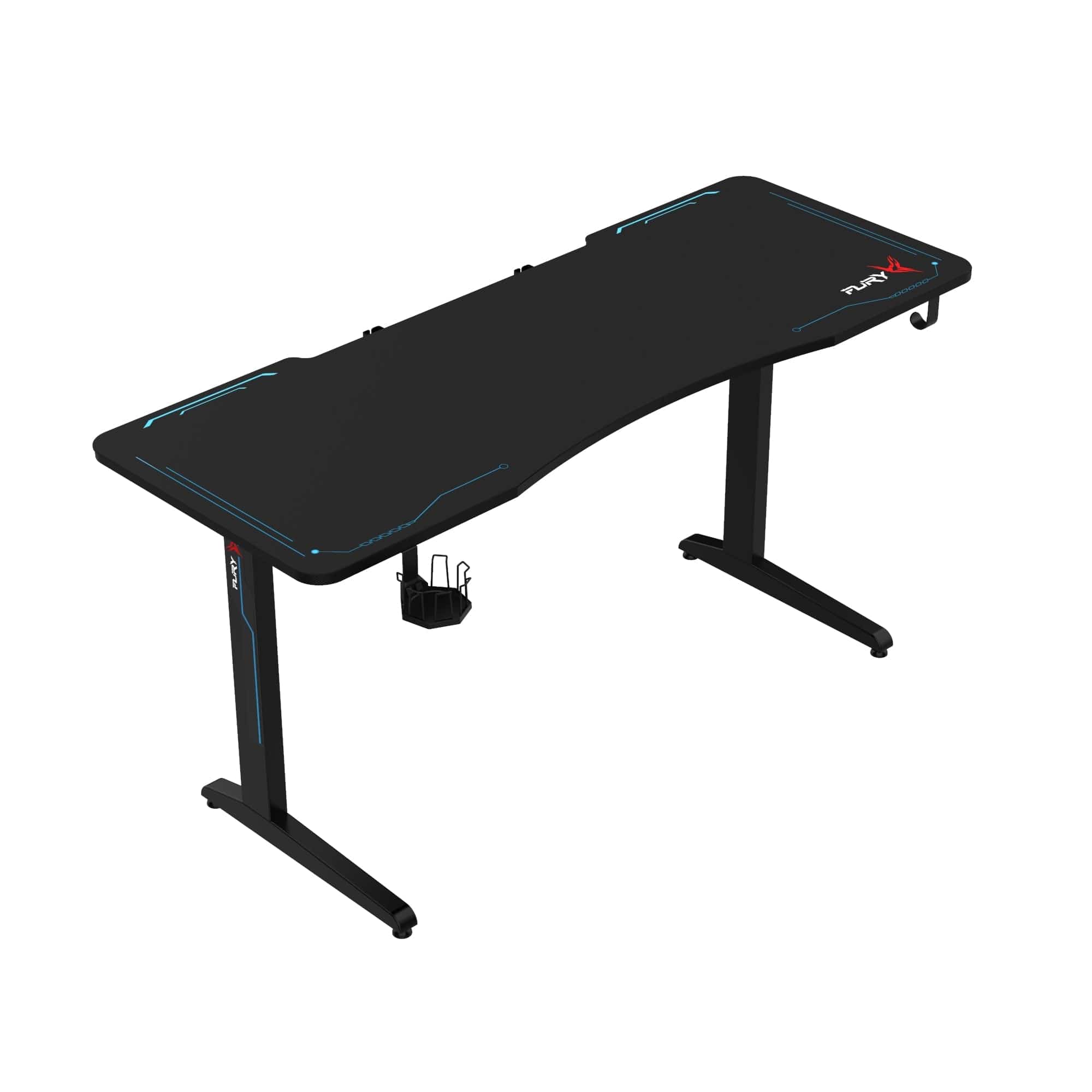 FuryX Gaming Desk with RGB Full size Mousepad | Melbourne Home & Living