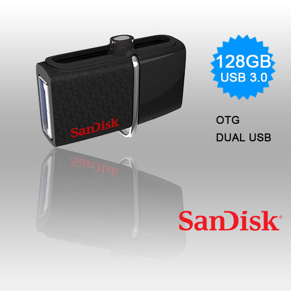  Sandisk SDDD2-128G OTG-128G Ultra Dual USB 3.0 Pen Drive