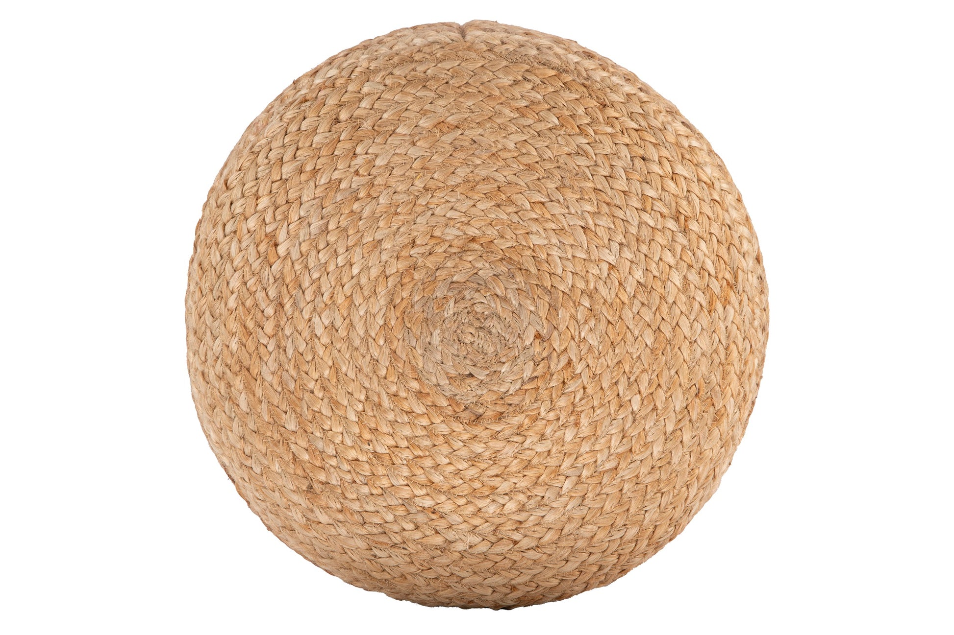 Round Jute Pouf NATURAL
