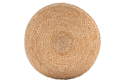 Round Jute Pouf NATURAL
