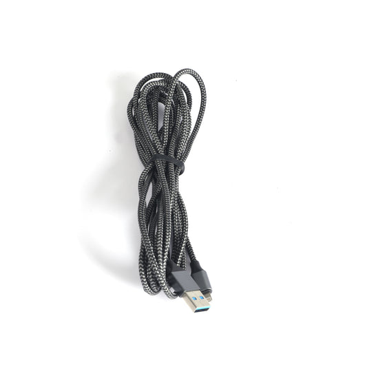 5x USB Fast Charging Cable iPhone Black