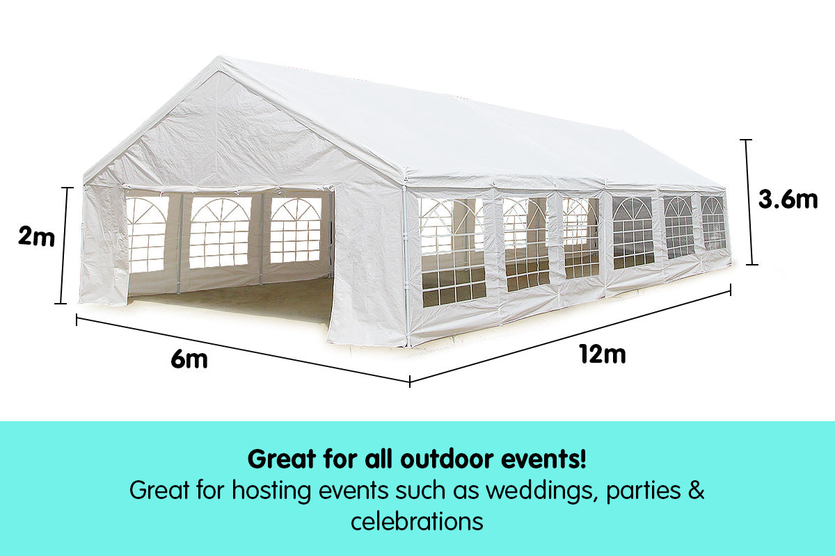 12 x 6m Outdoor Event Wedding Marquee
