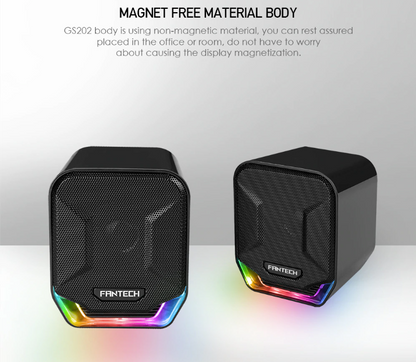 GS202 RGB LED Speakers Surround Sound for FPS CS 
