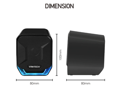 GS202 RGB LED Speakers Surround Sound for FPS CS 
