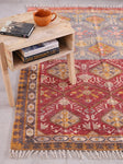 Handmade Turkish Kilim Rug for Living Room Decor - Large Area Rug