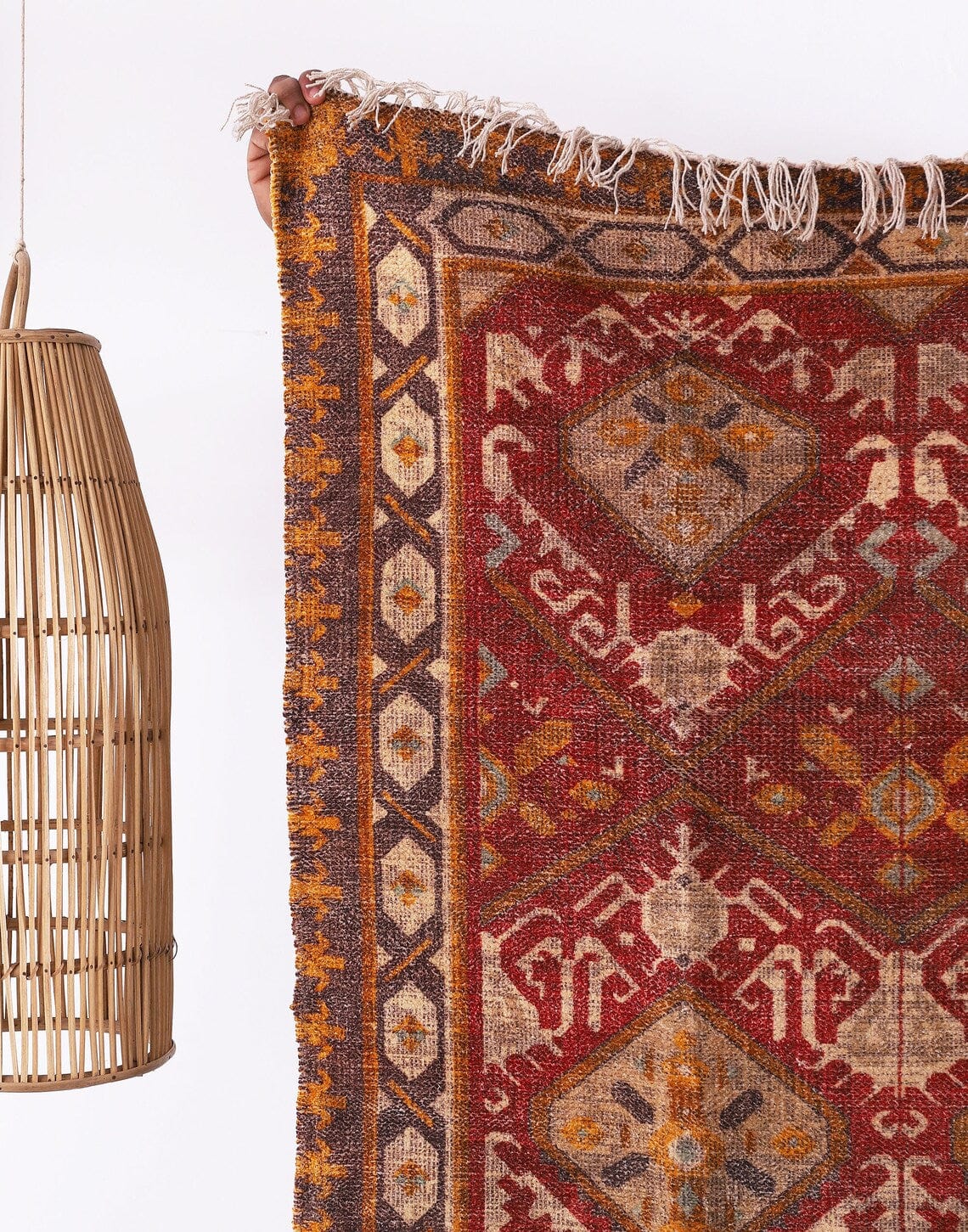 Handmade Turkish Kilim Rug for Living Room Decor - Large Area Rug