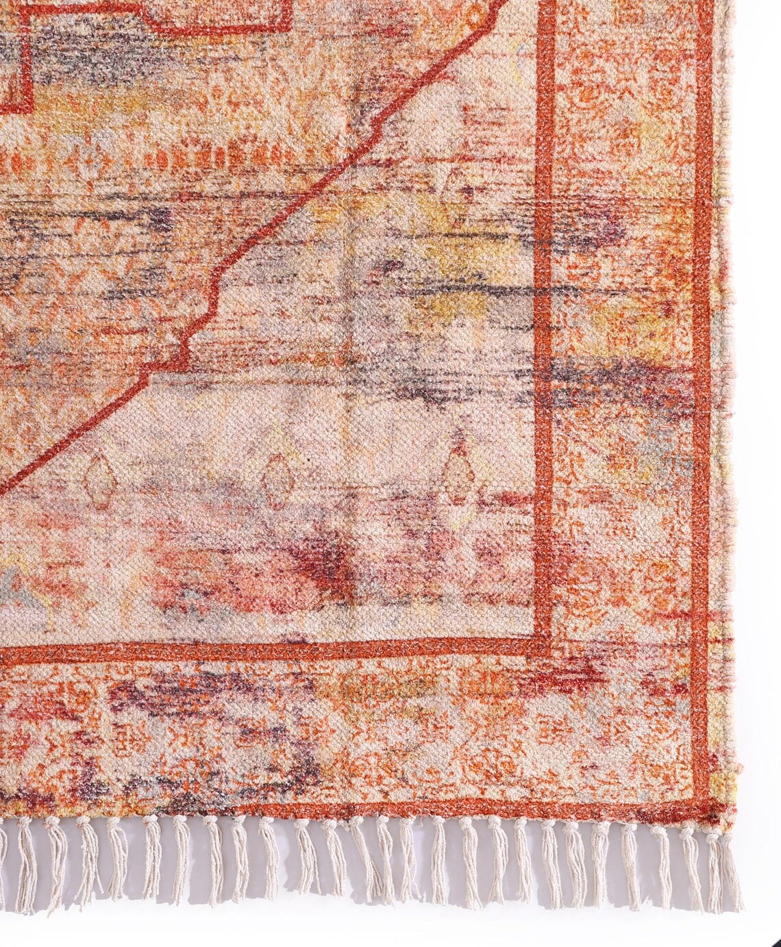 Handmade Turkish Kilim Rug for Living Room Decor - Large Area Rug