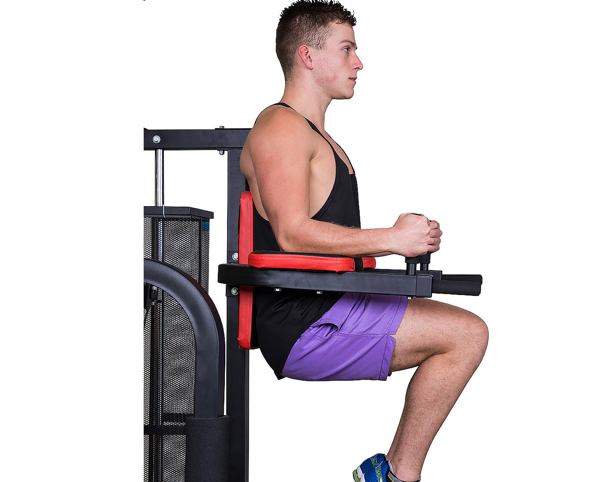 Powertrain Multi-Station Home Gym with Punching Bag - 165lbs