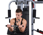 Home Gym Multi Station Exercise 175lb Weights Dumbbells