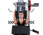 Home Gym Multi Station Exercise 175lb Weights Dumbbells