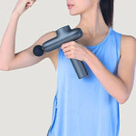 High-Power Massage Gun for Deep Tissue Pain Relief - 4 Silicone Heads & EVA Bag Included