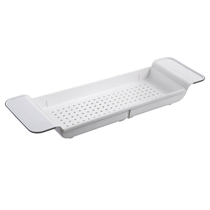 Bath Tub Caddy Toy Organizer Basket Rack Safe White Storage Kids Baby Holder