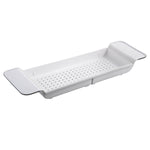 Bath Tub Caddy Toy Organizer Basket Rack Safe White Storage Kids Baby Holder