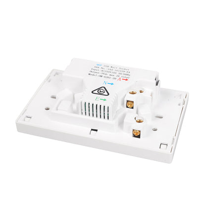 Dual USB Wall Socket Power Point Home Supply Electrical Charger SAA Outlet Plate