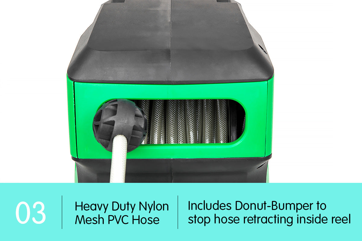 Retractable Garden Water Hose Reel 20M
