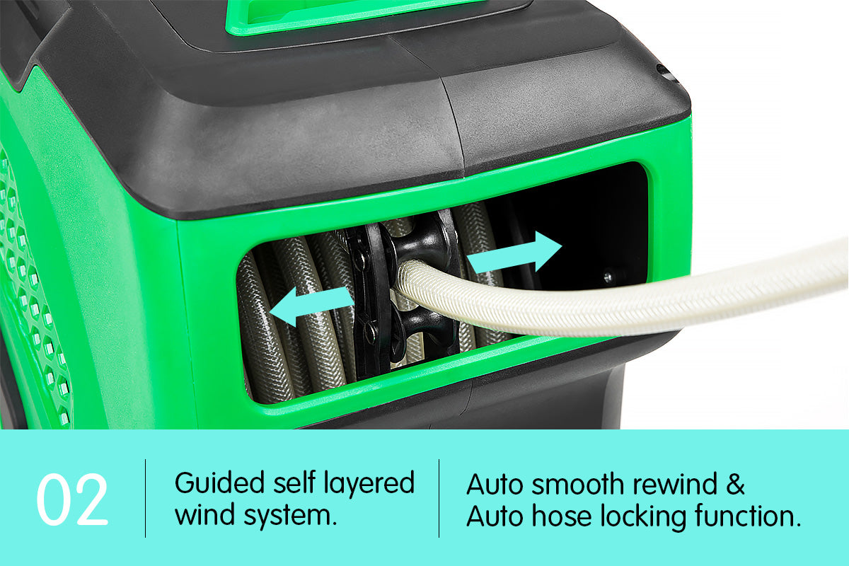 Retractable Garden Water Hose Reel 30M