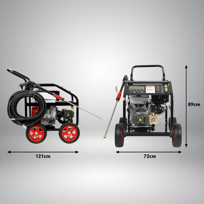 Kolner 9000 5000psi Petrol Engine Pressure Washer 20m Hose Cleaner