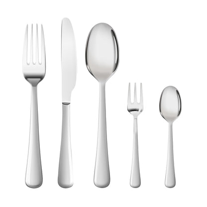 30pcs Stainless Steel Fork Knife Spoon Set
