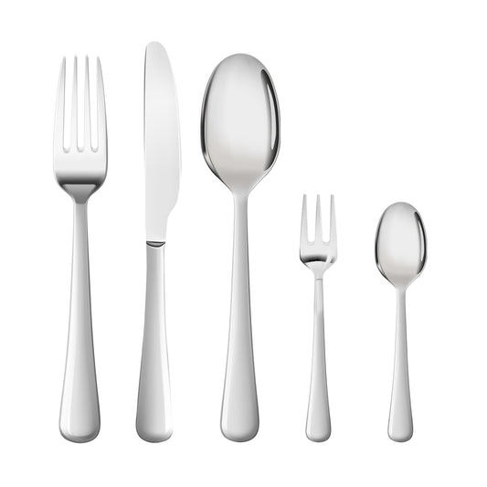 30pcs Stainless Steel Fork Knife Spoon Set