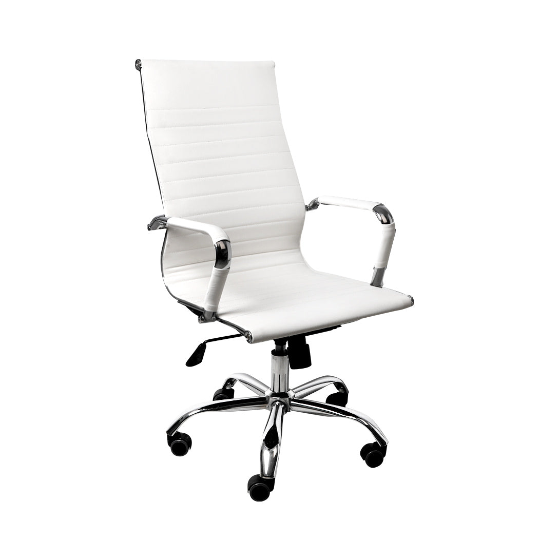 Gaming Chair High-Back Computer White
