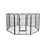 8 Panel Pet Dog Playpen Puppy Exercise Cage Enclosure Fence Cat Play Pen 48''