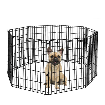 unique hex shaped 8 Panel Fence Black Playpen 36"