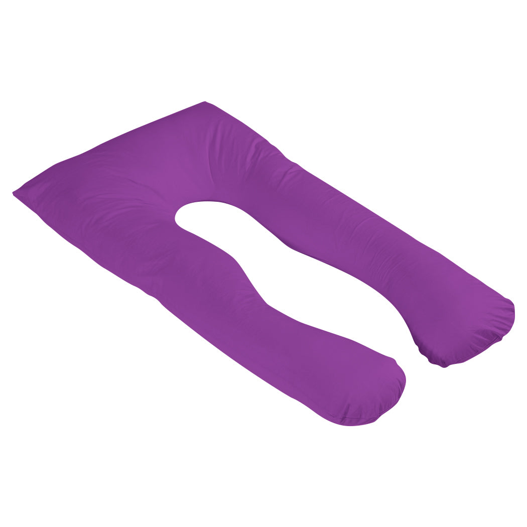 Maternity Pregnancy Pillow Cases Purple