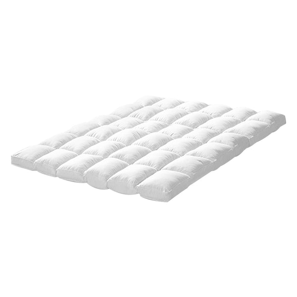  Bedding Luxury Pillowtop Mattress Topper Mat Pad Protector Cover Double