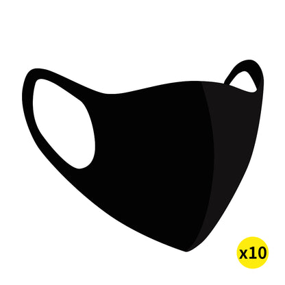 10Pcs Reusable Face Mask Washable Outdoor Respirator Mouth Cover Adult