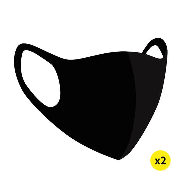  2Pcs Reusable Face Mask Washable Outdoor Respirator Mouth Cover