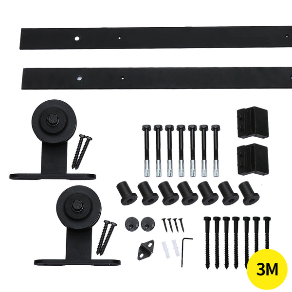  3M Antique Single Sliding Barn Door Roller Kit