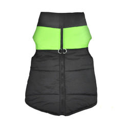 PaWz Dog Winter Jacket Padded Waterproof Pet Clothes Windbreaker Vest 3XL Green