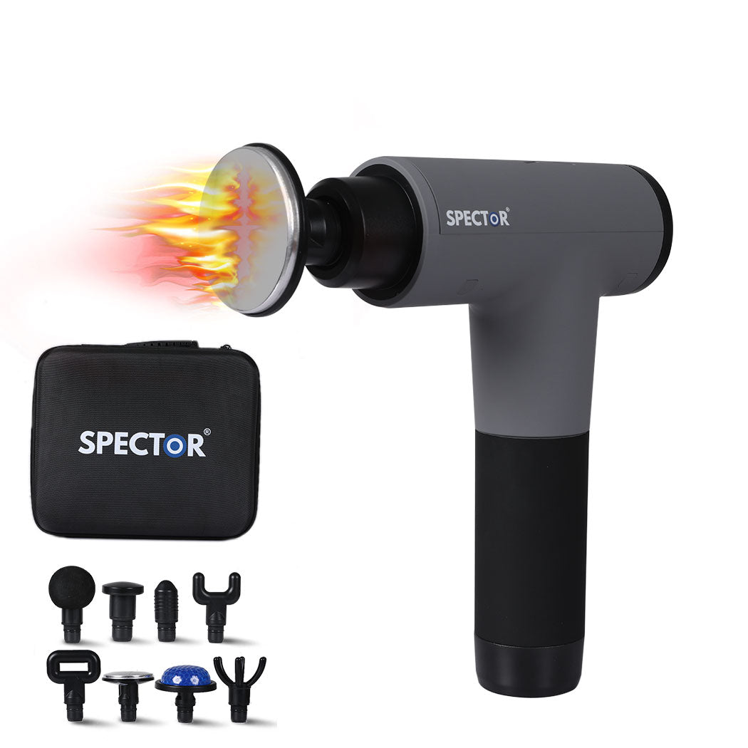 Massager Gun 8 Head Grey