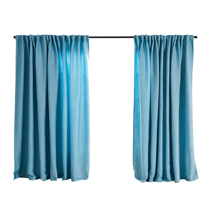 2X Blockout Premium quality Curtains blue180CM x 230CM
